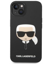 Калъф Karl Lagerfeld - MS Karl Head, iPhone 13/14, черен